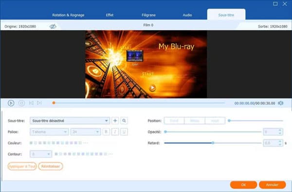 Éditer les sous-titres vidéo