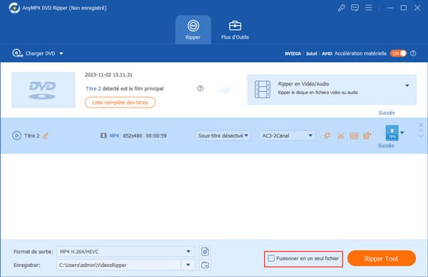 Fusionner les vidéos