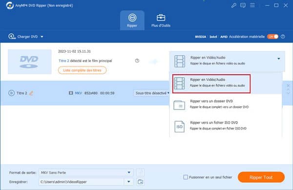 Ripper en Vidéo/Audio