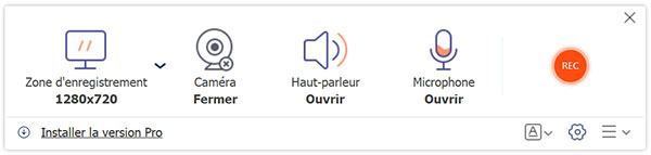 Ajuster la zone d'enregistrement