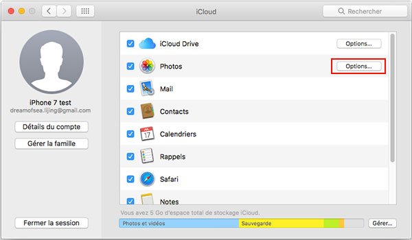 Transférer des photos iPhone vers PC avec iCloud