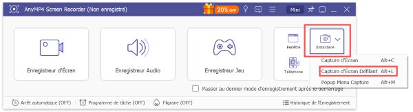 Faire une capture d’écran défilante