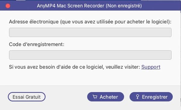 Remplir vos informations