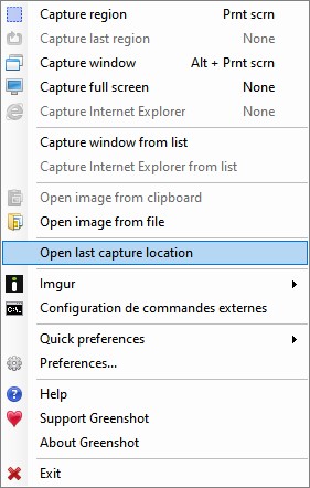 Capture d'écran Mac avec Greenshot