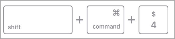 Raccourci capture d'écran Mac