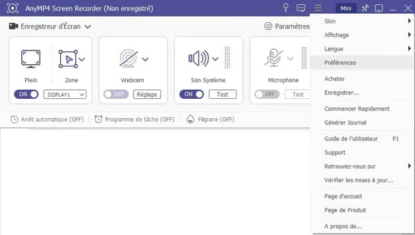 Choisir Préférence