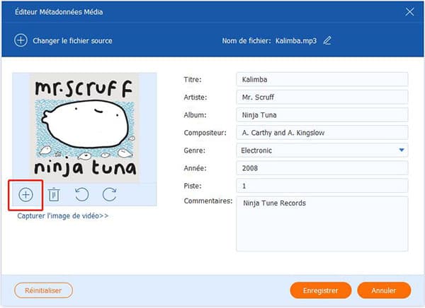Ajouter une image sur un fichier MP3