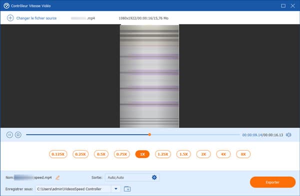 Contrôleur Vitesse Vidéo