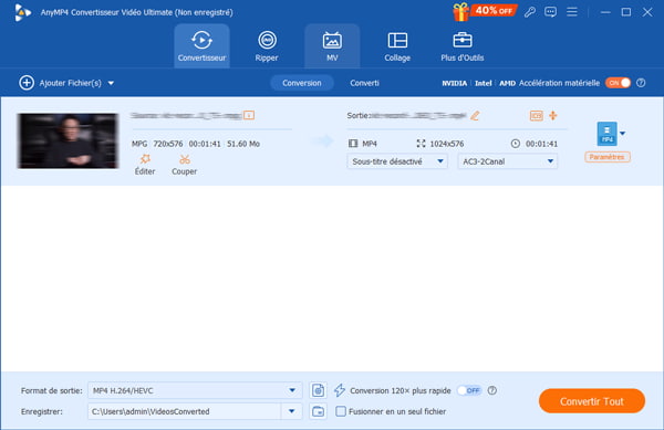 Convertir WFP en MP4