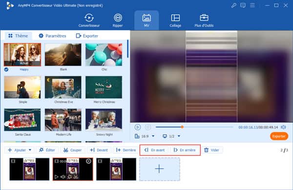 Modifier des positions de fichiers