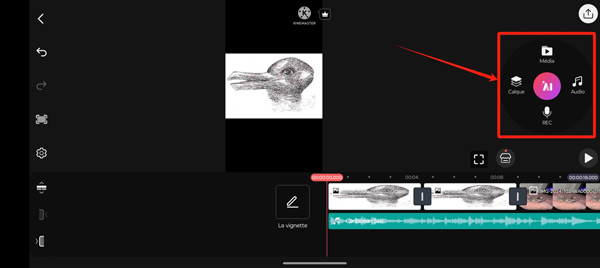 Ajouter les vidéos avec KineMaster