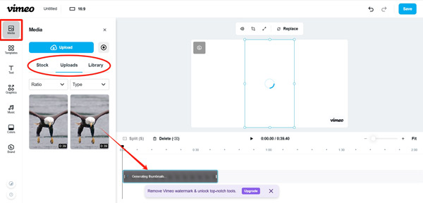 Ajouter les vidéos avec Magisto