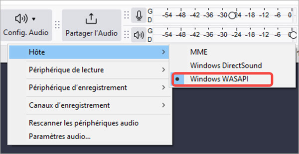 Ajuster la configuration audio