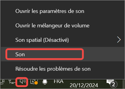 Ajuster le système du son du PC