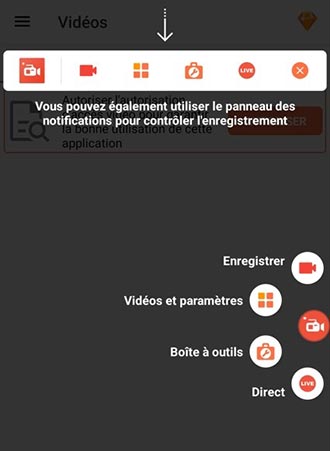 L'application AZ Screen Recorder