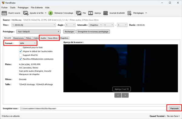 Copier un DVD avec HandBrake gratuitement