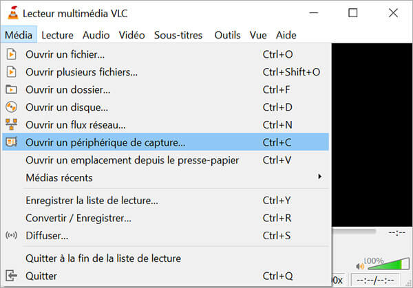 Choisir un périphérique de capture audio