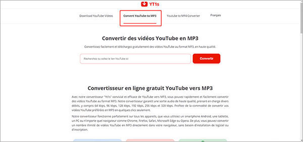 Télécharger la musique YouTube avec YT1S