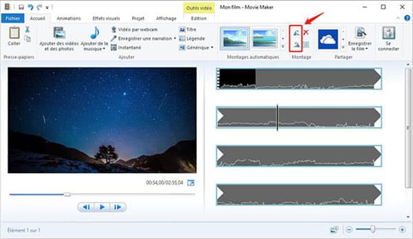 Faire pivoter une vidéo MP4 avec Windows Movie Maker