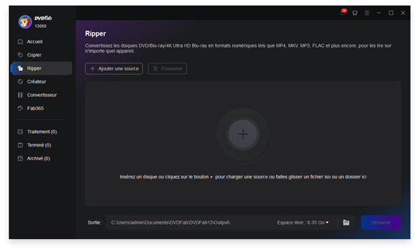 DVDFab HD Decrypter comme DVD ripper gratuit