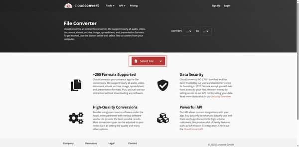 Convertir MKV en MP4 via CloudConvert