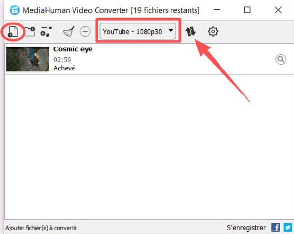 Convertir MOV en MP4 avec MediaHuman Video Converter