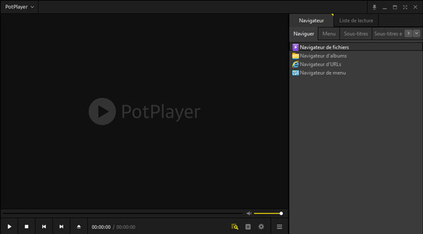 Lecteur Blu-ray sur PC avec PotPlayer