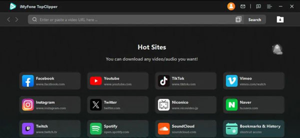 Télécharger des films et séries avec TopClipper