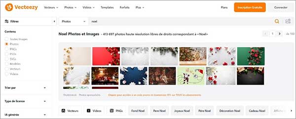 Télécharger une image de Noël gratuite avec Vecteezy