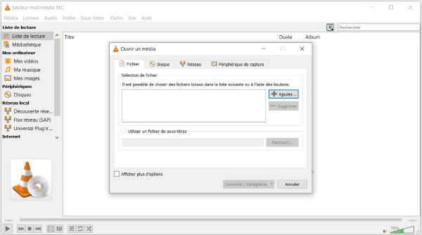 Ajouter TS dans VLC