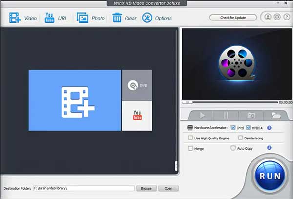 Convertir MKV en MP4 avec WinX Video Converter