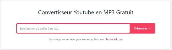 Convertisseur YouTube en MP3 avec Yt1z